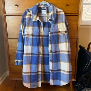Like new plaid shacket